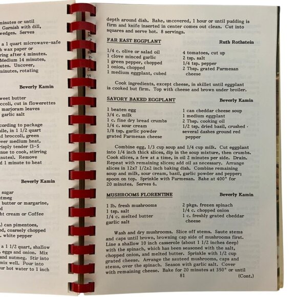 Kulanu Cooks With Temple Sinai Cookbook Palm Beach County FL 1986 Spiral Bound - Picture 8 of 12